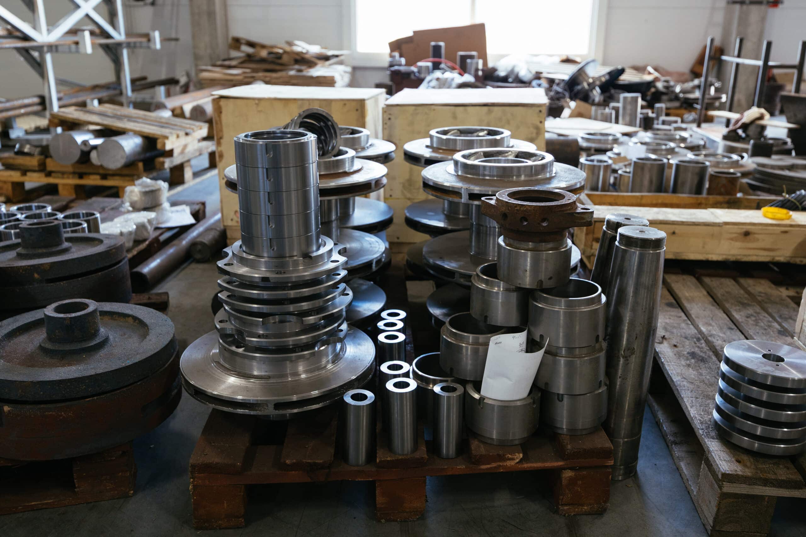 Machine parts. Spare parts for machinery
